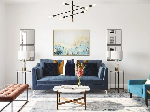 Living Room · Industrial designed by Jennifer