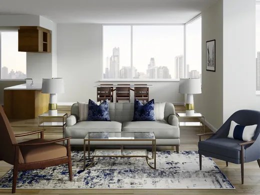 Living Room · Glam designed by Megan