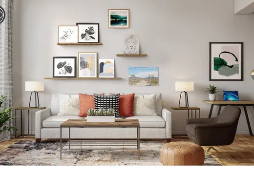 Living Room · Bohemian designed by Karie
