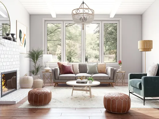 Living Room · Bohemian designed by Lauren