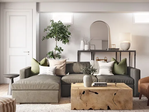 Living Room · Contemporary designed by Sarah