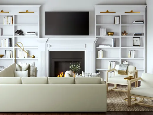 Living Room · Contemporary designed by Sarah