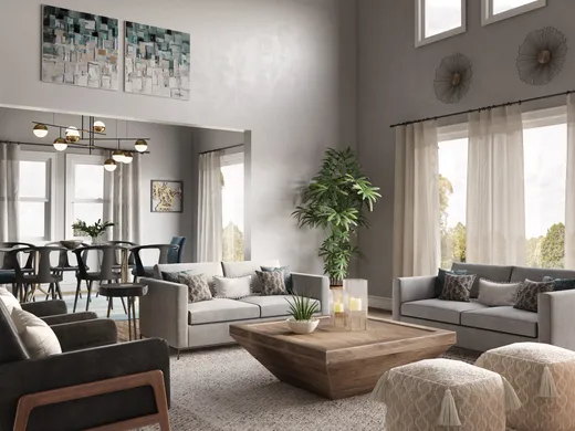 Living Room · Contemporary designed by Fendy