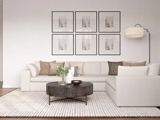 Living Room · Contemporary designed by Sarah