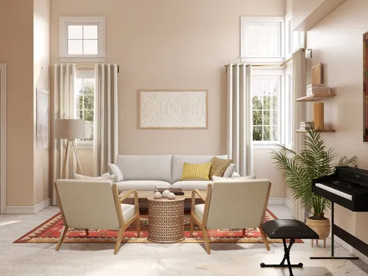 Living Room · Bohemian designed by Melissa