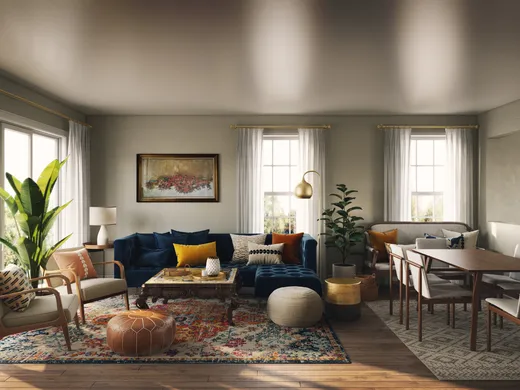 Living Room · Eclectic designed by Alexandra