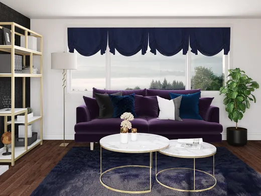 Living Room · Glam designed by D'Arel