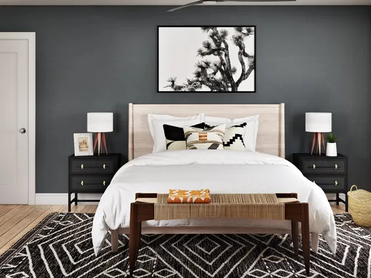 Bedroom · Midcentury Modern designed by Emilee