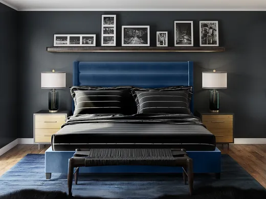 Bedroom · Eclectic designed by Julio