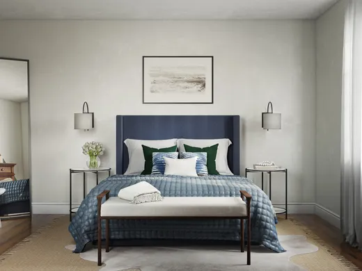 Bedroom · Transitional designed by Kaity