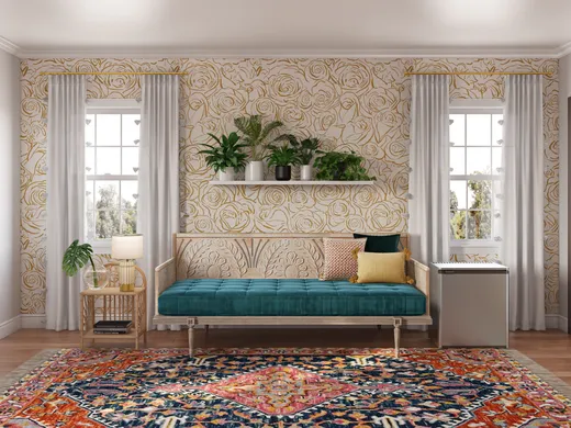 Bedroom · Eclectic designed by Christine