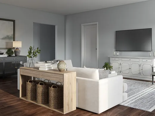 Living Room · Contemporary designed by Allie