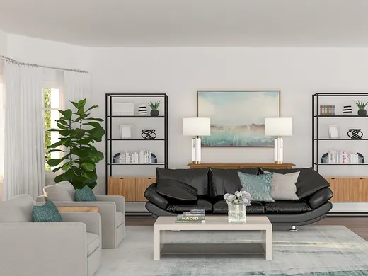 Living Room · Glam designed by Barbara