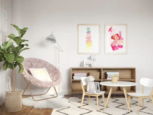 Bedroom · Midcentury Modern designed by Amanda