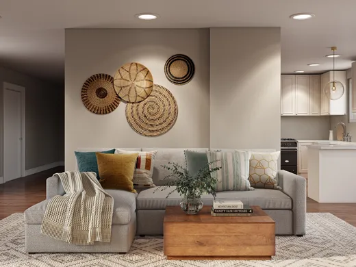 Living Room · Eclectic designed by Ashley