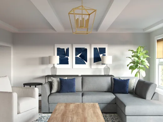 Living Room · Farmhouse designed by Brooke