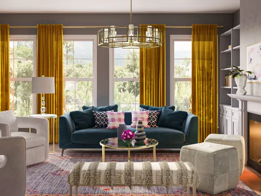 Living Room · Eclectic designed by Terezia
