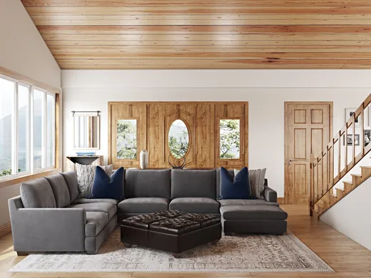 Living Room · Rustic designed by Allison