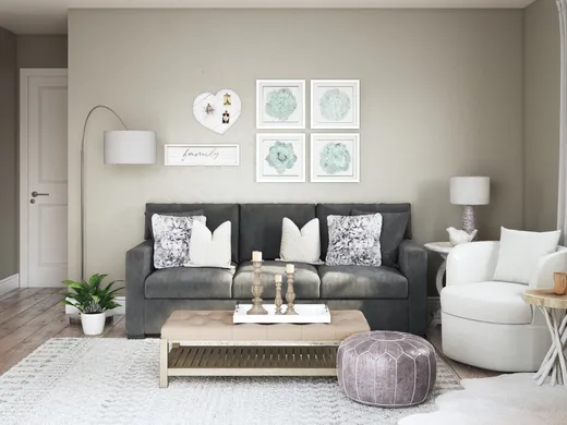 Living Room · Eclectic designed by Sam