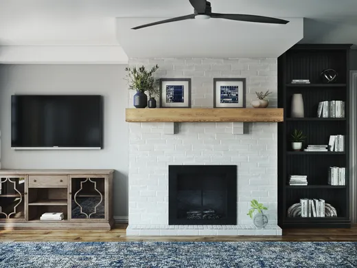 Living Room · Farmhouse designed by Austin