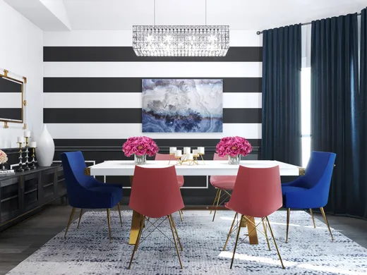 Dining Room · Glam designed by Shameika