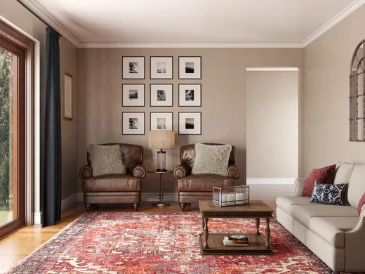 Living Room · Traditional designed by Chelsea