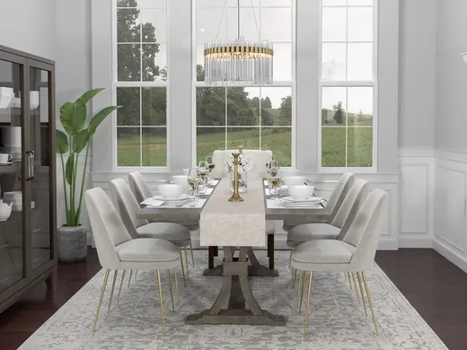 Dining Room · Glam designed by Laura