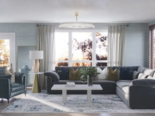 Living Room · Contemporary designed by Melisa