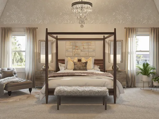 Bedroom · Glam designed by Marcelo