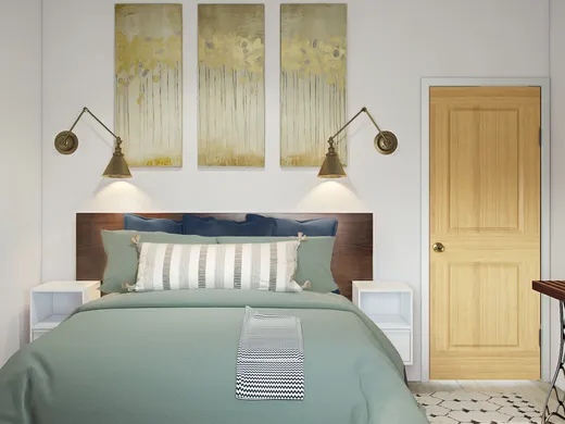 Bedroom · Eclectic designed by Tawni