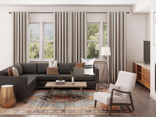 Living Room · Contemporary designed by Sarah