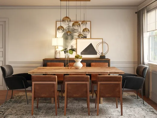 Dining Room · Contemporary designed by Fendy
