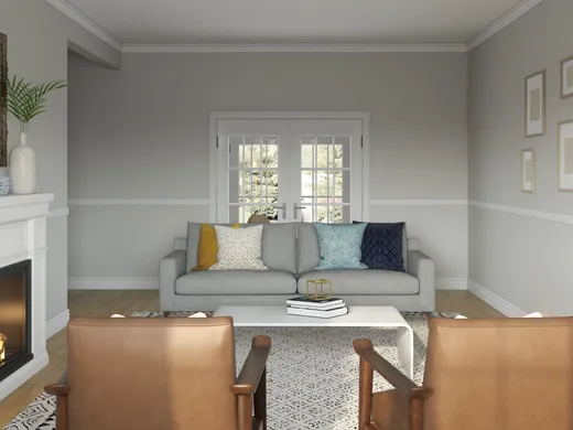 Living Room · Contemporary designed by Kelly