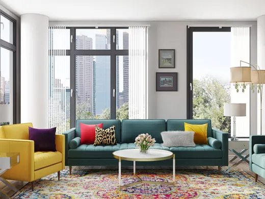 Living Room · Contemporary designed by Randi