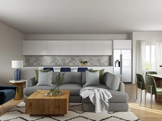Living Room · Eclectic designed by Lilly