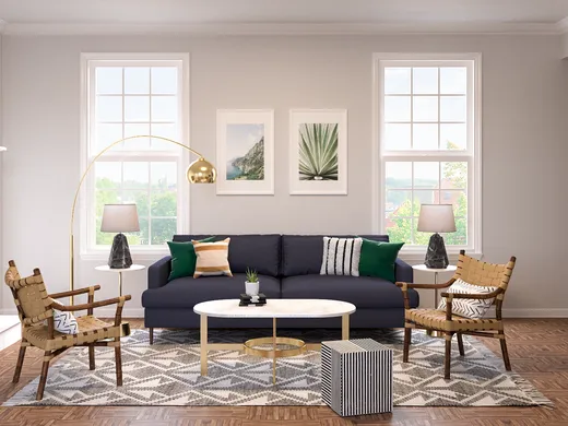 Living Room · Bohemian designed by Claire