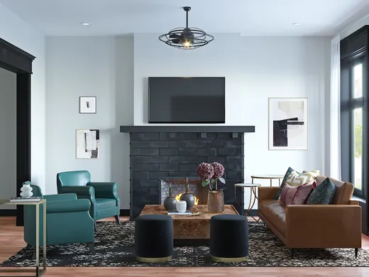 Living Room · Eclectic designed by Stacy