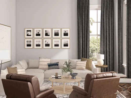 Living Room · Contemporary designed by Sarah