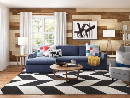 Living Room · Contemporary designed by Marsha