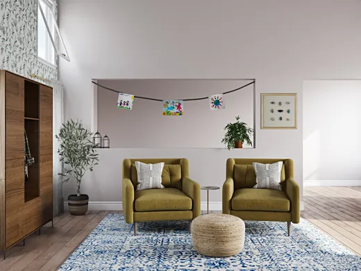 Living Room · Contemporary designed by Catrina