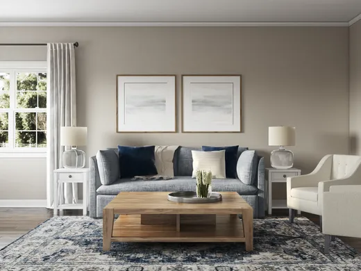 Living Room · Coastal designed by Tatiana