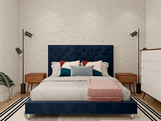 Bedroom · Glam designed by Laura