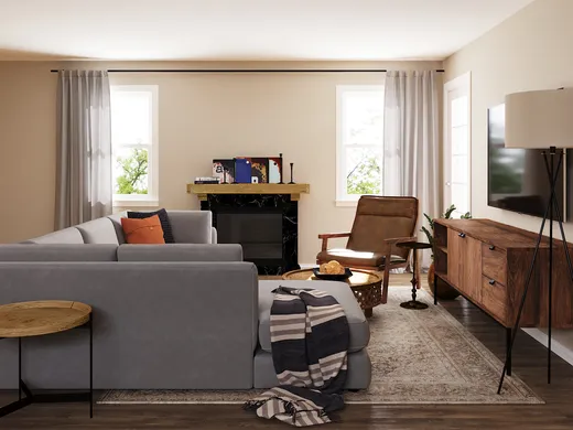 Living Room · Modern designed by Kyla