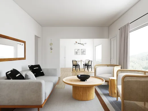 Living Room · Contemporary designed by Lyric