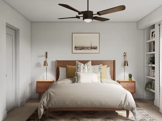 Bedroom · Midcentury Modern designed by Nicolle