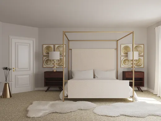 Bedroom · Eclectic designed by Julio