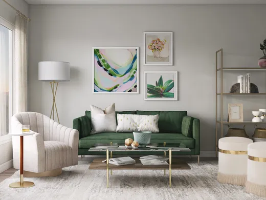 Living Room · Eclectic designed by Emily