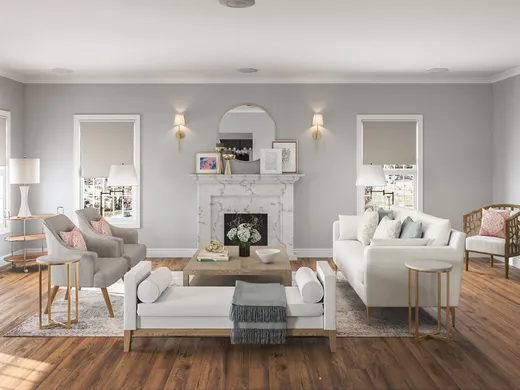 Living Room · Contemporary designed by Lisa