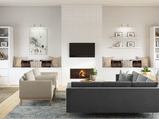 Living Room · Modern designed by Romina