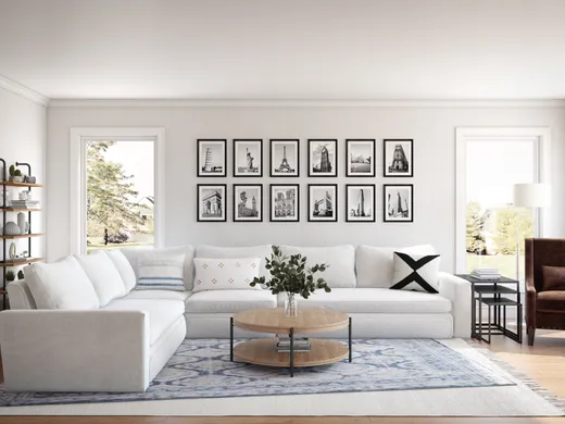 Living Room · Contemporary designed by Robyn
